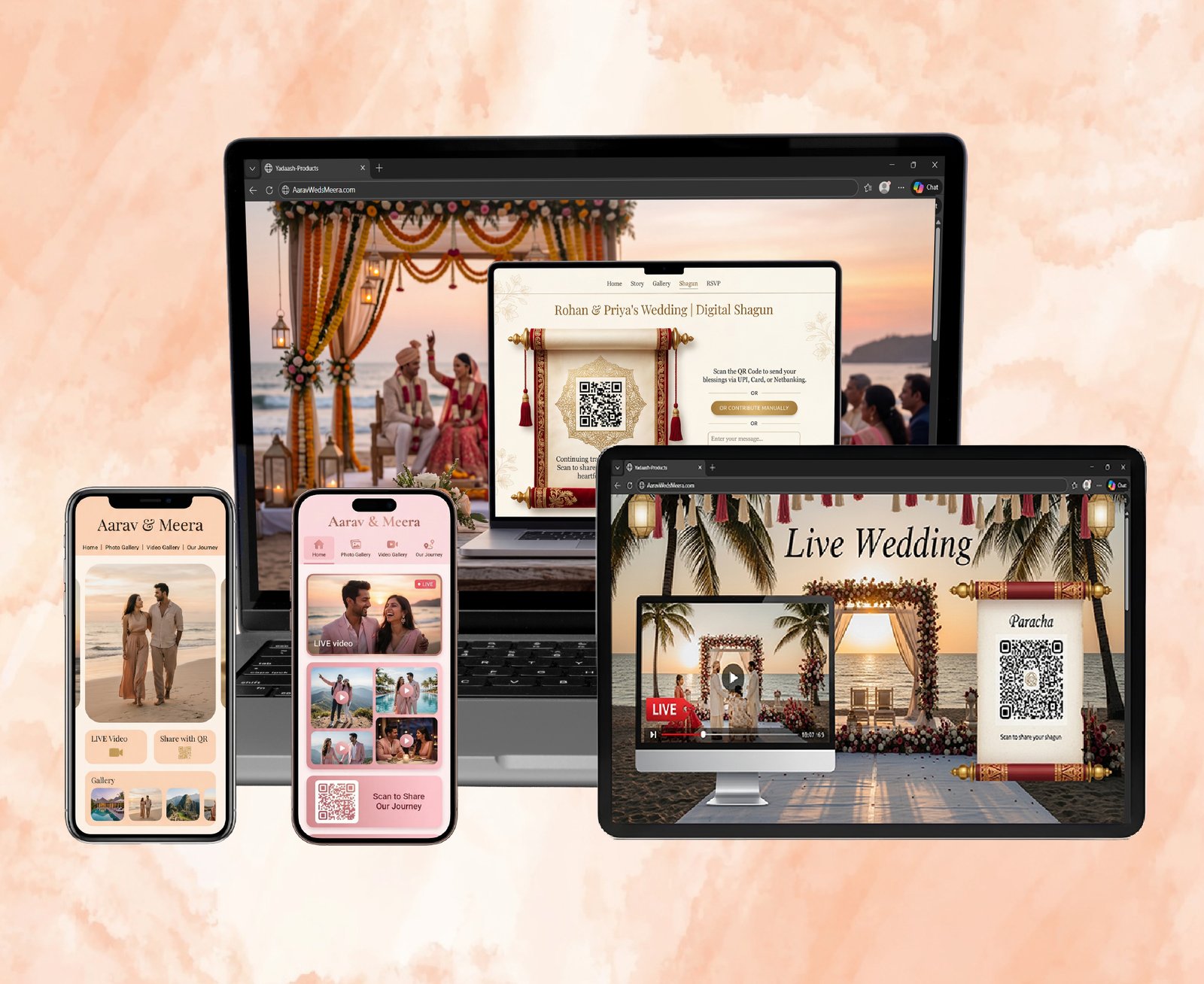 E-Suvidha Live Shaadi E-Shagun digital features