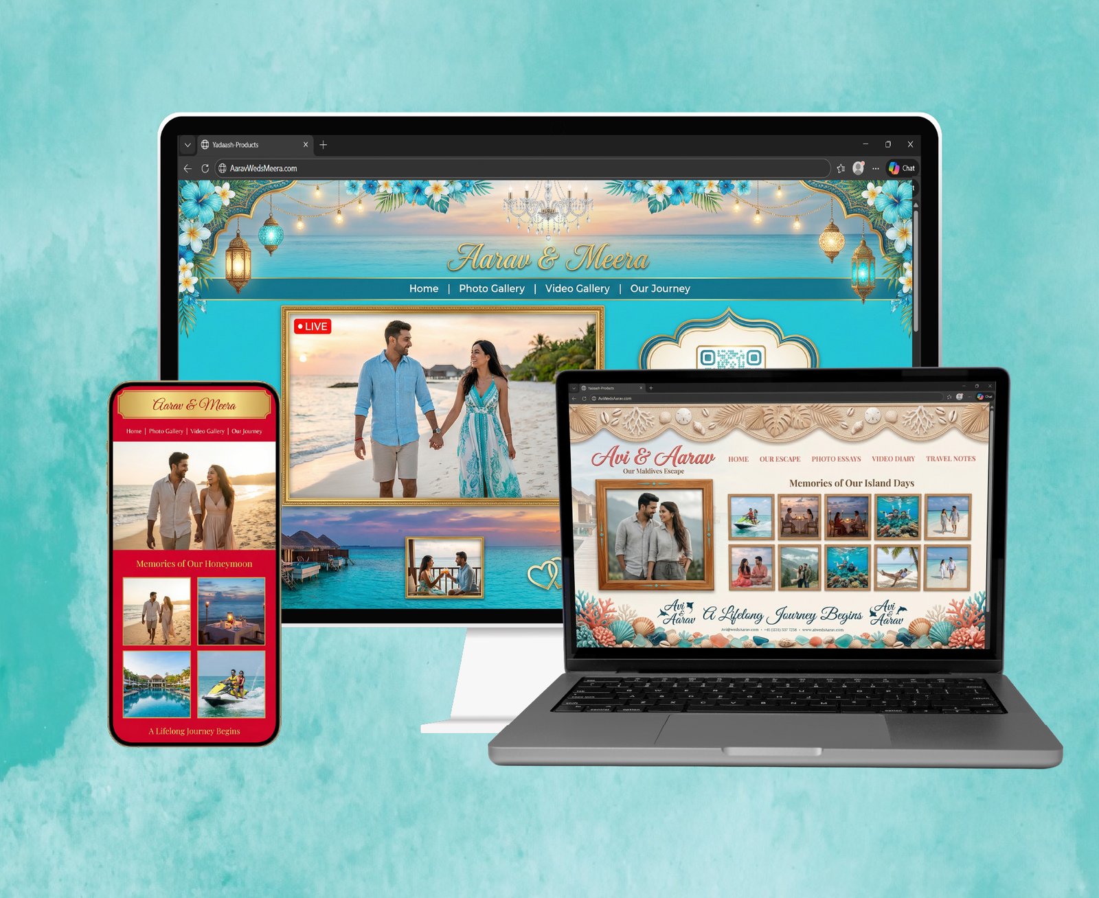 Honeymoon digital album preserve memories