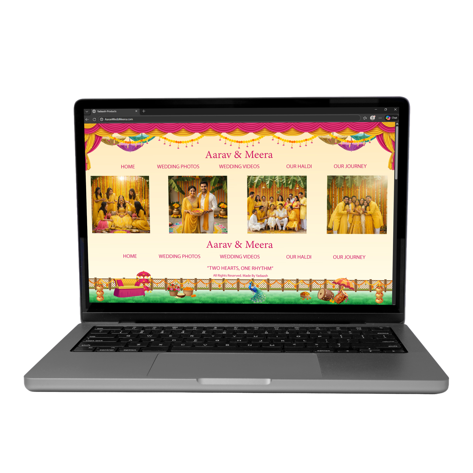 Digital invite add-on wedding album