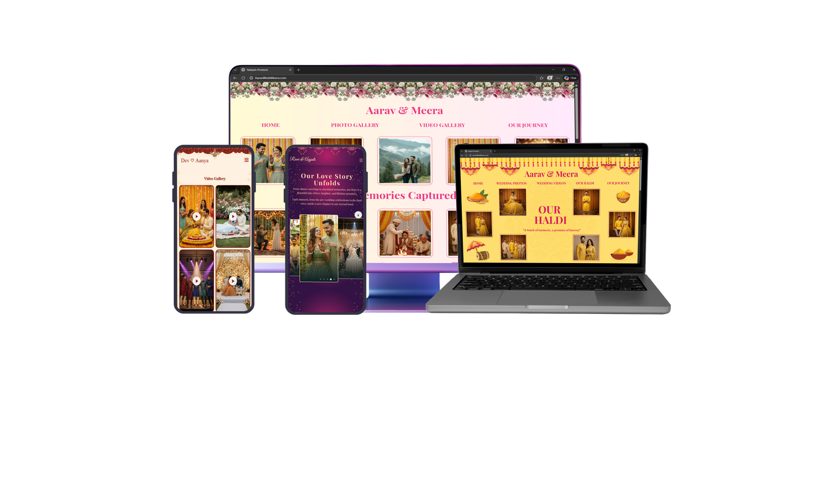 Yadaash digital wedding album add-on overview