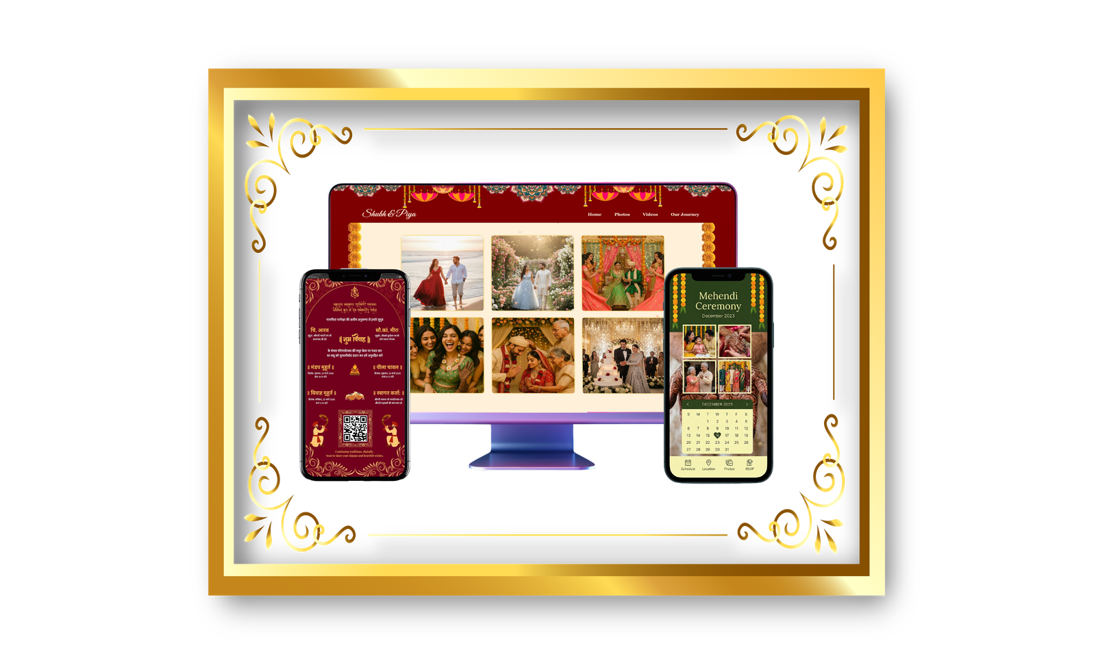 Personalized digital wedding album design India
