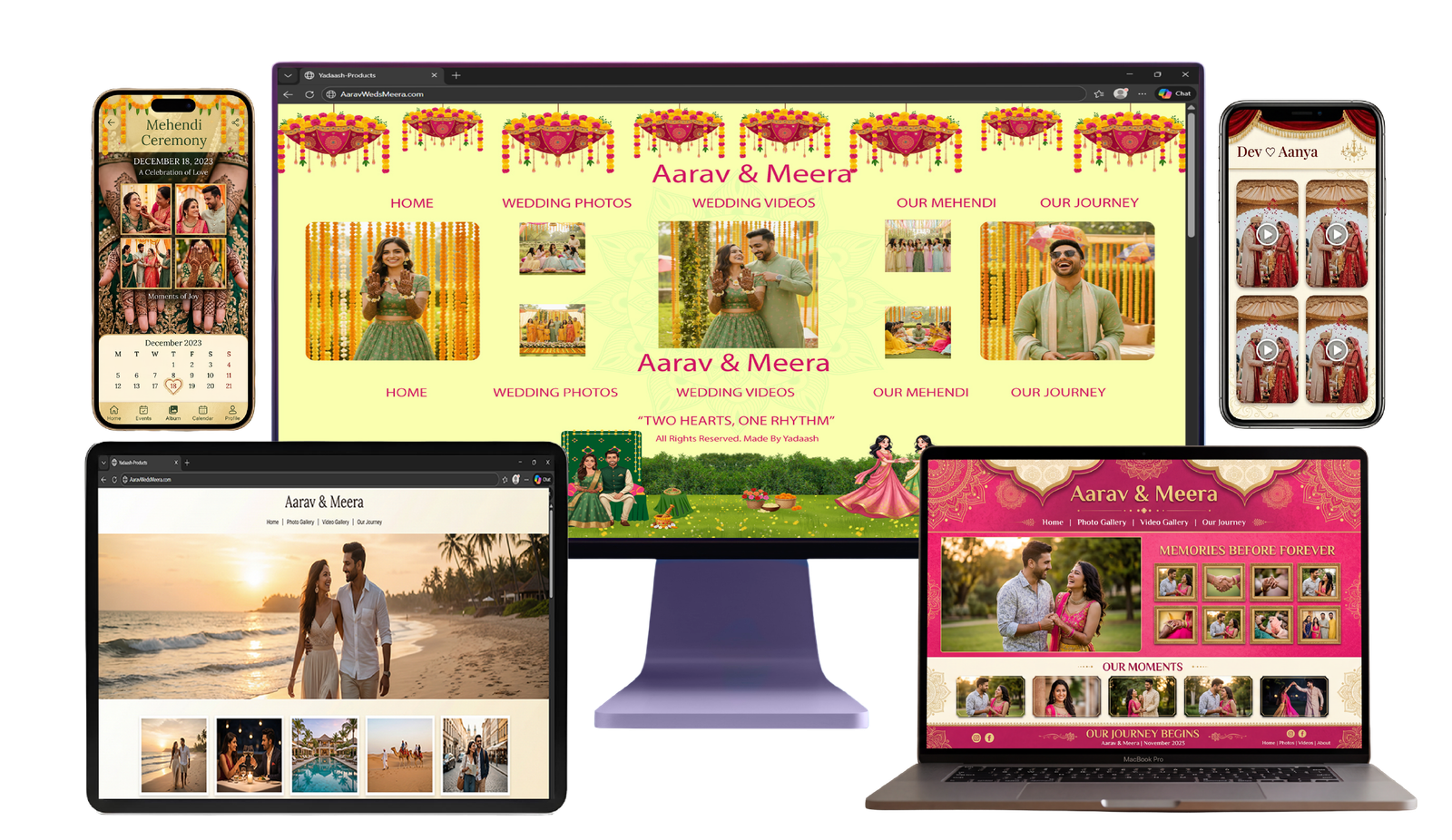 Yadaash Jewel package unlimited wedding album